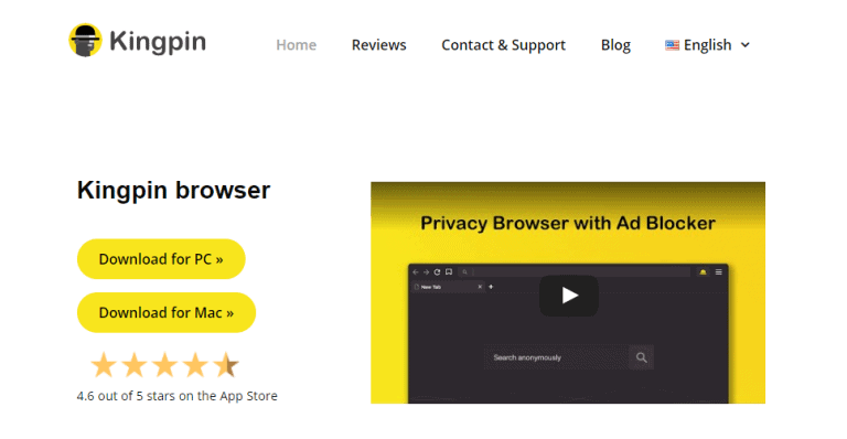 instal the new version for android Kingpin Private Browser