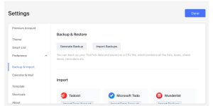 How to Import Data into TickTick