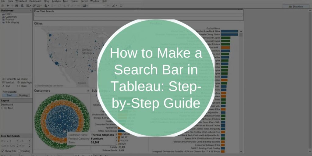 How to Make a Search Bar in Tableau: Step-by-Step Guide