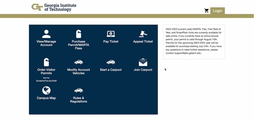 How to Register for a Carpool Permit In GaTech