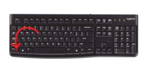 Why Are Ctrl Shortcuts Not Working on the Logitech K120 Keyboard?