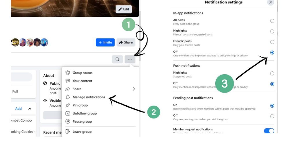 How to Manage Facebook Group Notifications